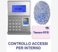 APRIPORTA CON TESSERE RFID E LETTORE BIOMETRICO, MOD. SVAR2-FINGER, CON SOFTWARE DI CONTROLLO ACCESSI E RILEVAZIONE PRESENZE IN ITALIANO UTILIZZABILE PER SEMPRE SENZA CONTRATTO DI MANUTENZIONE E SERVIZIO DI TELEASSISTENZA GRATIS PER L'INSTALLAZIONE